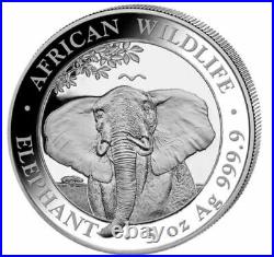 2021 5 oz Somalia Silver Elephant Coin (BU) Proof-Like