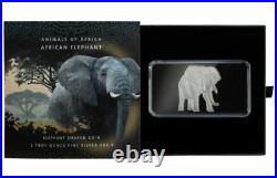 2021 Animals of Africa 1oz Pure Silver African Elephant Coin