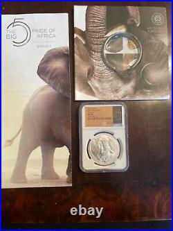 2021 Big 5 Series 2 Africa MS70 silver