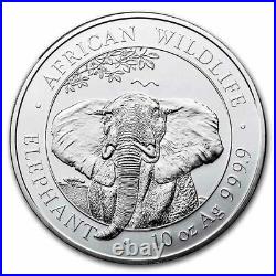 2021 Somalia 10 oz Silver Elephant BU SKU#234239