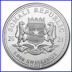 2021 Somalia 10 oz Silver Elephant BU SKU#234239