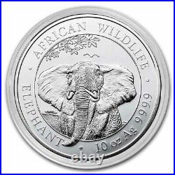 2021 Somalia 10 oz Silver Elephant BU SKU#234239