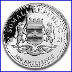 2021 Somalia 1 oz Silver Elephant (20-Coin MintDirect Tube) SKU#216941