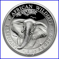 2021 Somalia 1 oz Silver Elephant (High Relief) SKU#225249
