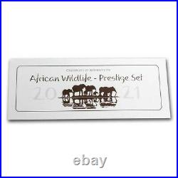 2021 Somalia 4-Coin Silver African Elephant Prestige Proof Set SKU#231442