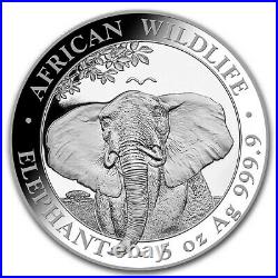 2021 Somalia 7-Coin Silver Elephant First Struck Collection SKU#229440