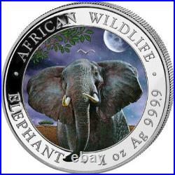 2021 Somalia Silver Elephant Day & Night 2 Coin Set Sold out at mint