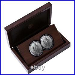 2021 South Africa Big 5 Elephant 2 x 1oz Silver Double Proof Set