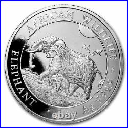2022 Somalia 1 kilo Silver Elephant BU SKU#245031