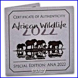 2022 Somalia 1 oz Silver Elephant (Chicago ANA Privy Mark) SKU#256949