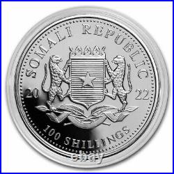 2022 Somalia 1 oz Silver Elephant (Colorized) SKU#240484