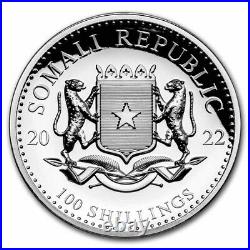 2022 Somalia 1 oz Silver Elephant (High Relief) SKU#243811