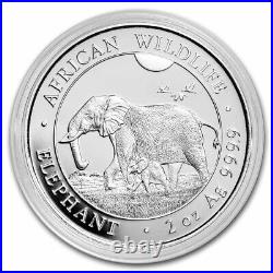 2022 Somalia 2 oz Silver Elephant BU SKU#243812