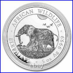 2022 Somalia 5 oz Silver Elephant BU SKU#245029