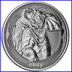 2023 Gibraltar War Elephant Sterling Silver 1Oz Coin With Warranty Capsule