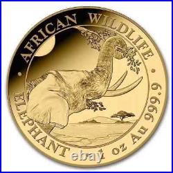 2023 Somalia 1 oz Gold Elephant Coin BU