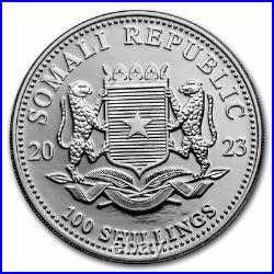 2023 Somalia 2-Coin 1 oz Silver Elephant Set Day/Night (Colored) SKU#262638