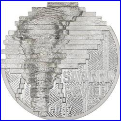 2024 Cook Islands Reconstruction Elephant 2 oz Silver Proof Coin