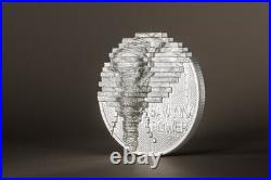 2024 Cook Islands Reconstruction Elephant 2 oz Silver Proof Coin