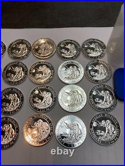 20 2016 SOMALI ELEPHANT American Wildlife Silver AG9999 Coins BU/UNC