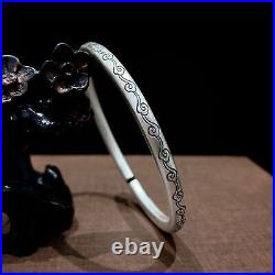 27g Chinese Pure Silver S999 Cloud/Flower/Elephant/Coin/Character Bracelet