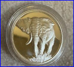 3 1 oz silver rounds African jungle crocodile Elephant Rhino. 999 coins bullion