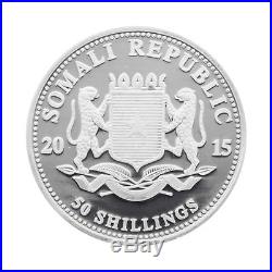 3,75 oz Somalia Elephant 2015 Limited Edition Prestige Set 4 Coin Proof Silber