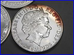 3 Silver Coins 1oz. 999 each 2016 Somalia Elephant, 14 Noah's Ark, 14 UK Horse