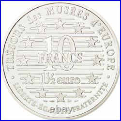 #45971 Coin, France, 10 Francs-1.5 Euro, 1996, MS, Silver, KM1123