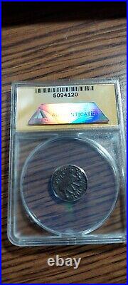 47 46 B. C. Roman Republic Coin Q. M. Scipio Ceasar African Mint Anacs Vf 20