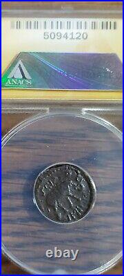 47 46 B. C. Roman Republic Coin Q. M. Scipio Ceasar African Mint Anacs Vf 20