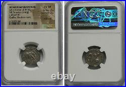 49-48 BC Julius Caesar AR Silver Elephant Denarius Coin NGC Choice VF