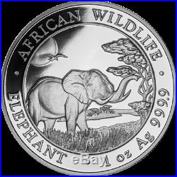 5 x 2019 1oz Silver Somalia Elephant (SPECIAL OFFER #2)