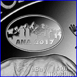 ANA PRIVY 2017 SOMALIA 1 oz Silver Elephant Coin Denver Fair with 2018 design
