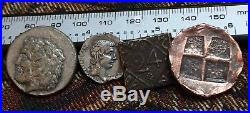 Ancient Greece 200BC Elephant Denarius Griffin Crab 80AD with Silver Unknown Coins