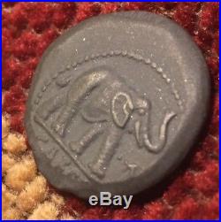 Ancient Greek BC Coin Roman Caesar Empire Elephant Denarius Unknown Alexander A