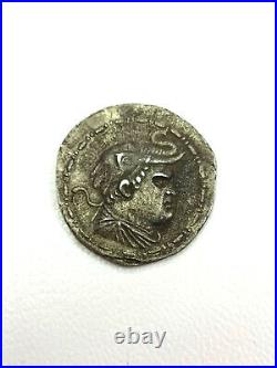 Ancient Greek Demetrius I King elephant headdress Heracles diadem SILVER COIN