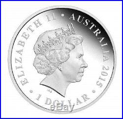 Australia Antarctic Territory Series Elephant Seal 2015 1oz Silver Proof Coin