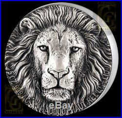 BIG FIVE LION 5 oz. SILVER Coin 2016 + BIG FIVE ELEPHANT 5oz. SILVER Coin 2017