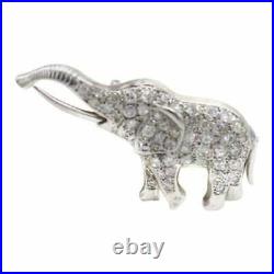 Beautifully Designed and Masterfully Hand-Crafted Elephant Design Brooch In 925
