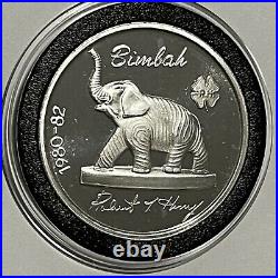 Bimbah Elephant Robert Henry Coin 1 Troy Oz. 999 Fine Pure Silver Round Medal