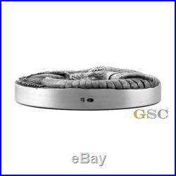 CFA 2017 5000 Francs Big Five Elephant 5oz. 999 fine silver coin