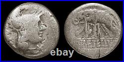 Chariot of 2 Elephants, Jupiter. Metellus. Rare Caecilia 14. Ancient Roman Coin