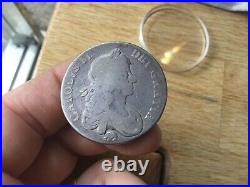 Charles II crown 1666, GB Elephant below bust silver coin, sp 3356, rare coin. E782