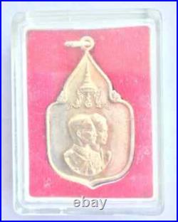 Coin Thai Real White Elephant 1978 genuine 100% silver King Bhumibol & Queen