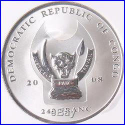 Congo 2008 Big Five Coin Lion Elephant Rhinoceros Buffalo Leopard NGC SET