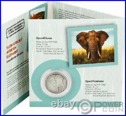 ELEPHANT Animal Champion 1 Oz Silver Coin 1$ Niue 2020