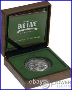 ELEPHANT Big Five 1 Oz Silver Coin 1000 Francs Ivory Coast 2022