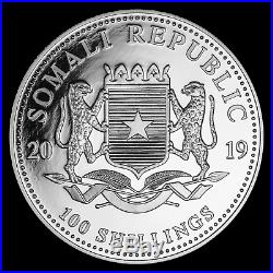 ELEPHANT EXCLUSIVE Chicago ANA PRIVY- 1 oz Silver Coin 2019 Somalia