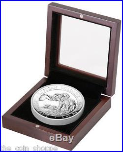 ELEPHANT EXCLUSIVE HIGH RELIEF 2016 1 oz Silver Coin Somalia